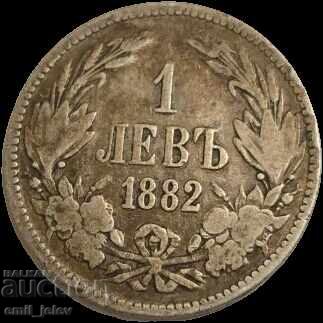 1 leu argint 1882 god. Principatul Bulgariei cu preț € 15.34 | 30.00 BGN