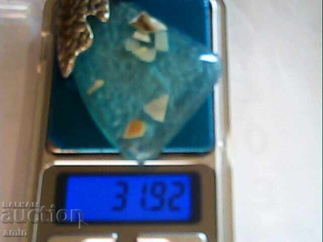 Όμορφο μενταγιόν για κολιέ από γυαλί Murano - 7