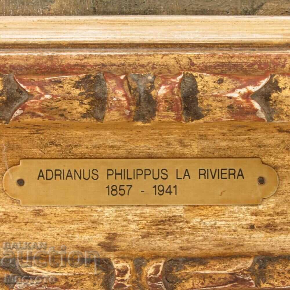 Livrarea Tablou de Adrianus Philippus la Riviera (1857 - 1941)