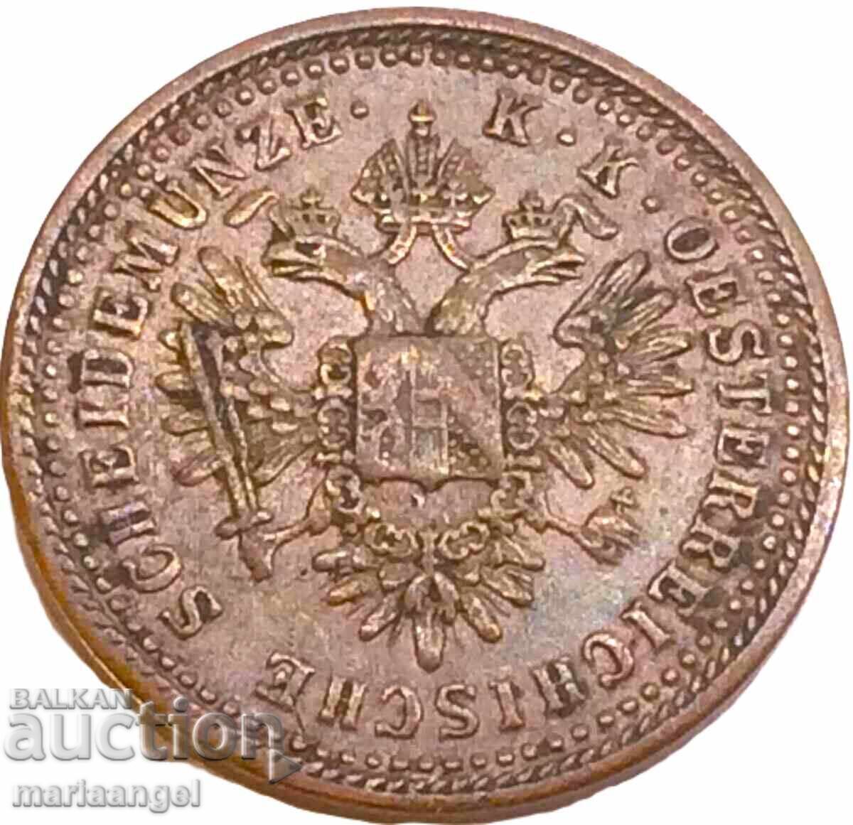 1 Kreuzer 1851 Austria B - Kremnitz - 6