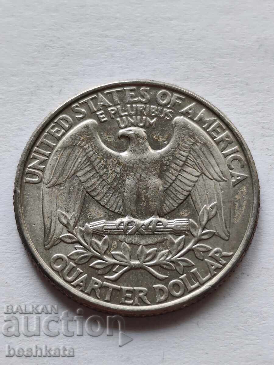 SUA - 1/4 dolar (1993 P) cu preț € 0.27 | 0.53 BGN