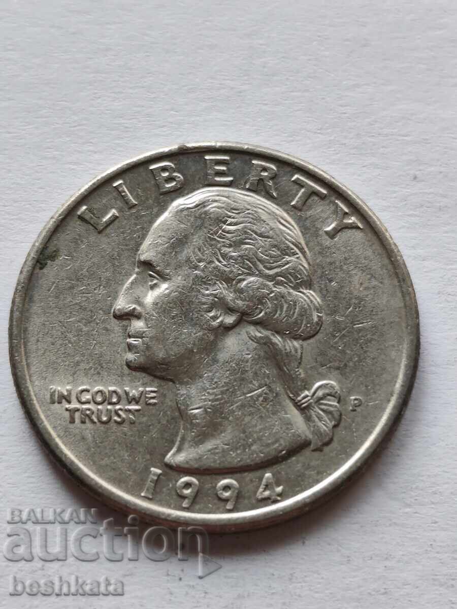 ΗΠΑ - 1/4 δολάριο (1994 P)