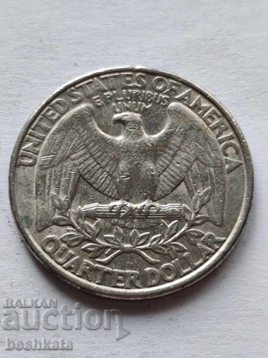 SUA - 1/4 dolar (1995 P) cu preț € 0.36 | 0.70 BGN
