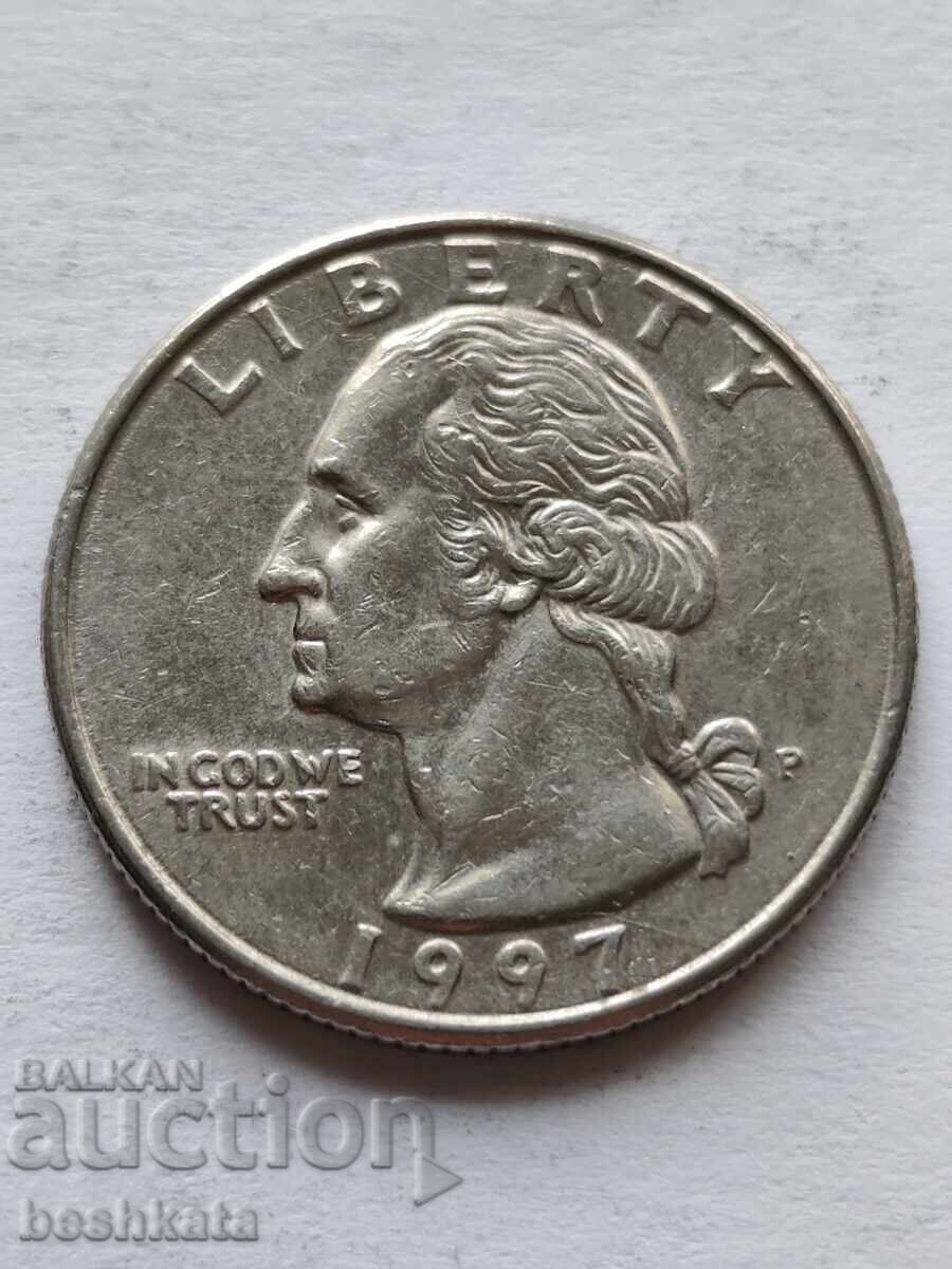 ΗΠΑ - 1/4 δολάριο (1997 P)