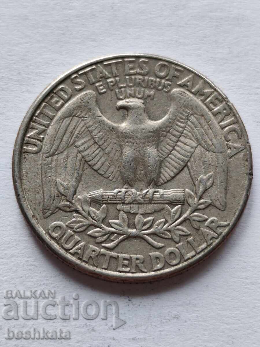 SUA - 1/4 dolar (1998 P) cu preț € 0.31 | 0.61 BGN