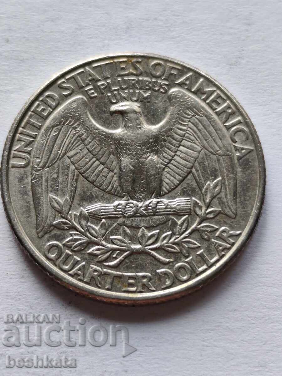 SUA - 1/4 dolar (1998 P) cu preț € 0.31 | 0.61 BGN SUA - 1/4 dolar (1998 P) cu preț € 0.31 | 0.61 BGN