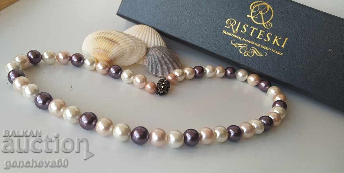 Necklace made of Ohrid pearls by the brand RISTESKI