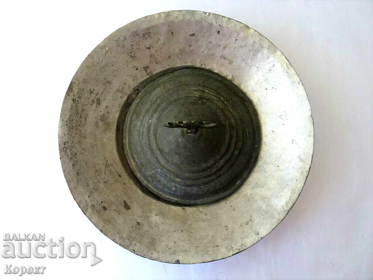 Authentic antique Orthodox plate from the 19th century for nafora with price € 180.00 | 352.05 BGN
