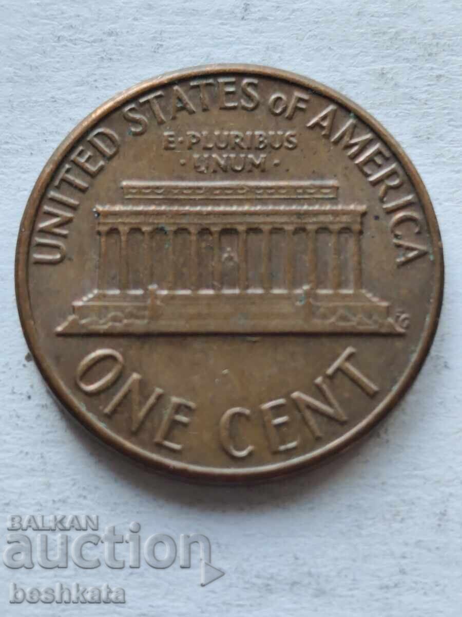 SUA - 1 cent (1975 D) cu preț € 0.11 | 0.22 BGN SUA - 1 cent (1975 D) cu preț € 0.11 | 0.22 BGN