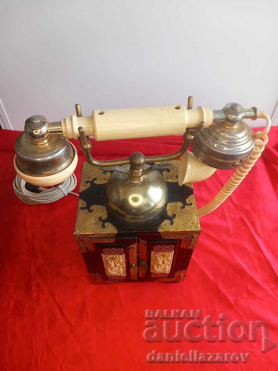 Livrarea Telefon vechi unic, stil Mandarin, Dragoni, anii 1960