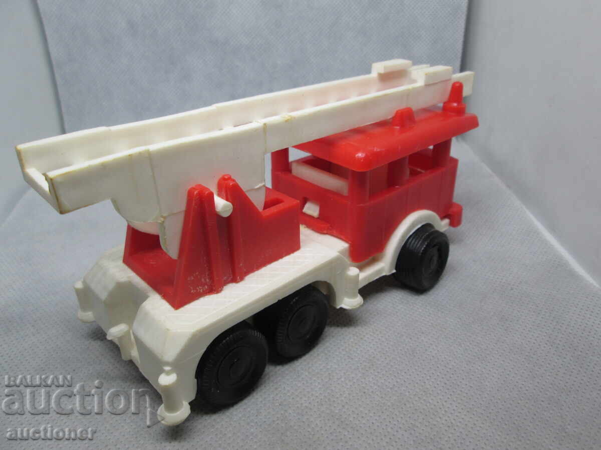 Παράδοση ΡΕΤΡΟ ΠΑΛΙΟ ΠΛΑΣΤΙΚΟ ΠΑΙΧΝΙΔΙ ΠΥΡΟΣΒΕΣΤΙΚΟ ΑΥΤΟΚΙΝΗΤΟ