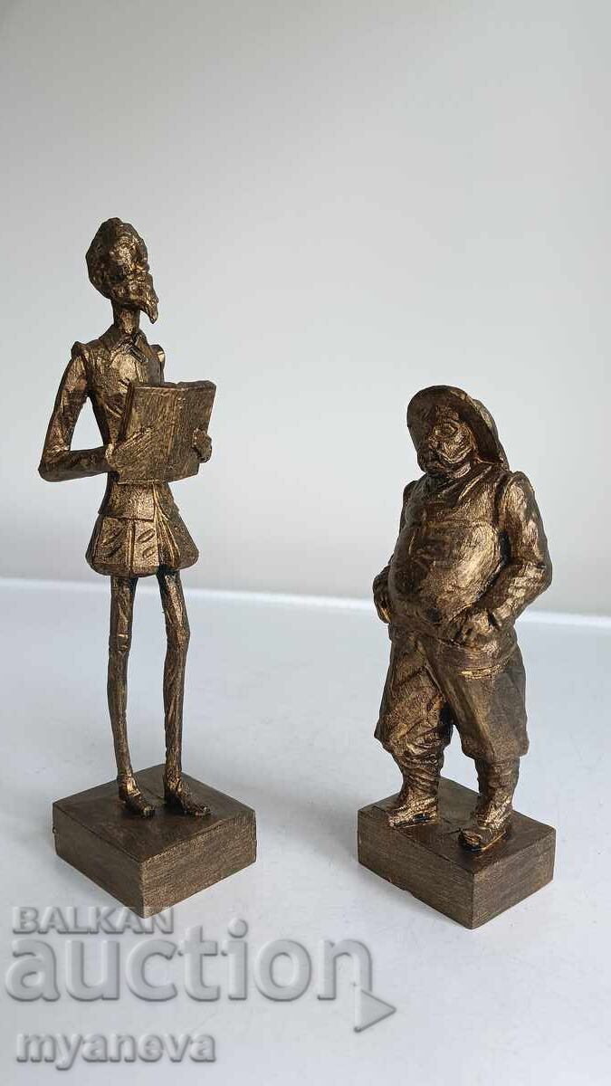 Don Quixote and his faithful squire Sancho Panza Don Quixote and his faithful squire Sancho Panza