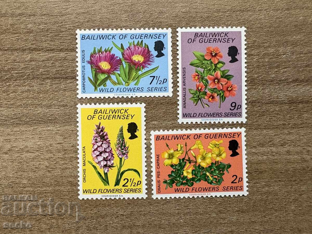 Guernsey - Wildflowers (1972) MNH
