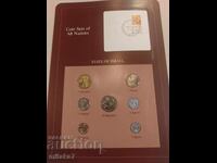 Set of coins and postage stamp, Israel