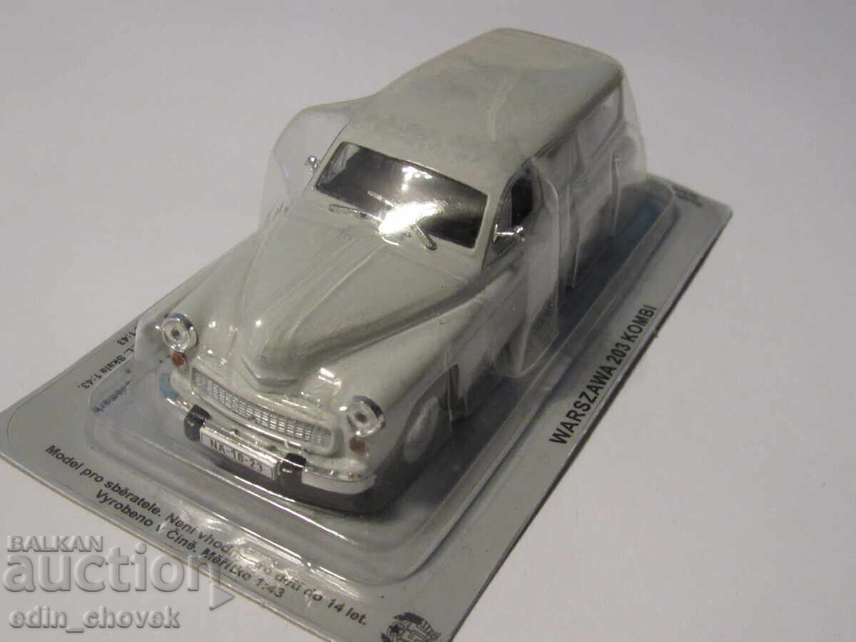 1/43 DéAgostini Πολωνία σοσιαλιστική Warszawa 203 κομπί. Νέα