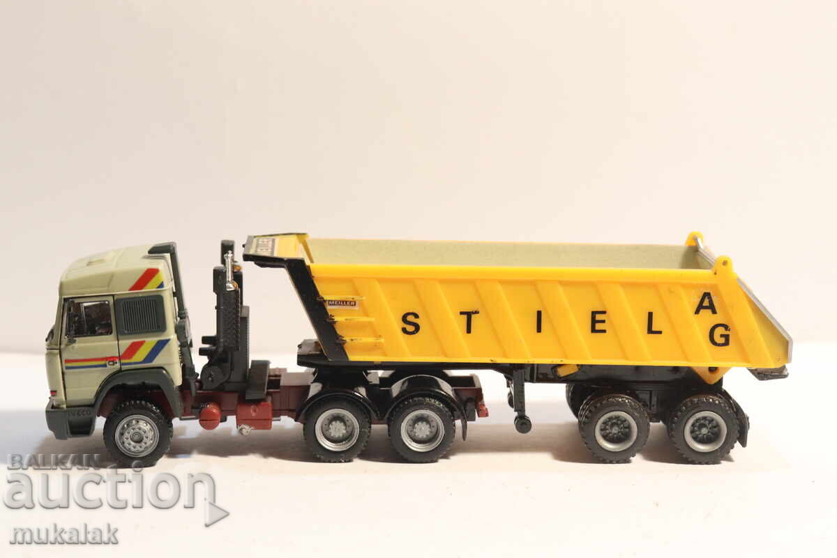 HERPA H0 1/87 IVECO BASCULANTĂ GONDOLĂ CAMION MODEL - 6