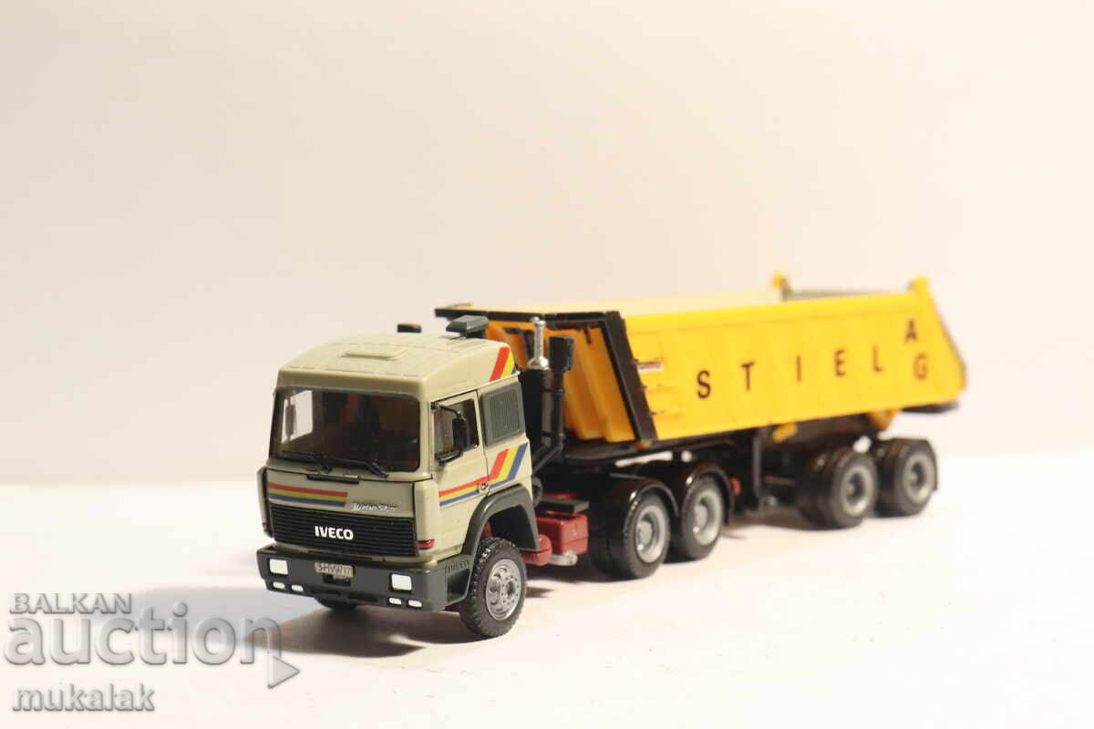 HERPA H0 1/87 IVECO BASCULANTĂ GONDOLĂ CAMION MODEL