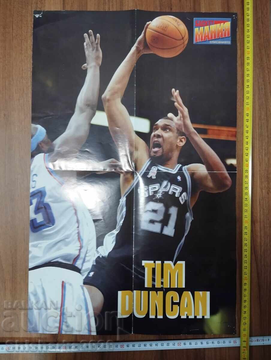 Διπλός αφίσα - Τιμ Ντάνκαν / Ντέγιαν Μποντιρόγκα