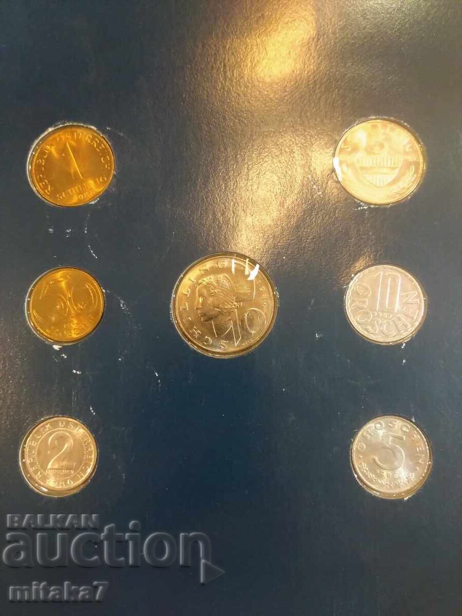 Livrarea Set de monede și timbru poștal, Austria