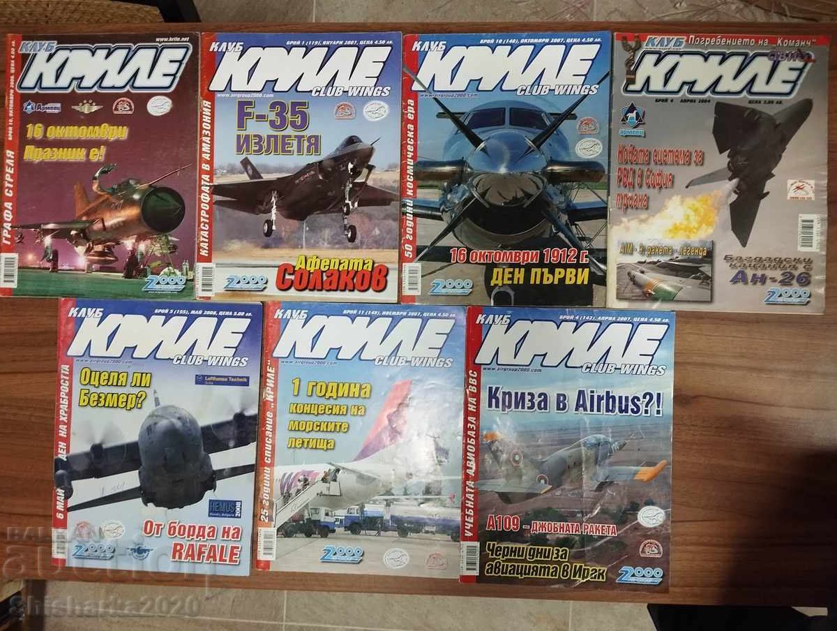 LOT! REVISTE "CLUB ARIPI" - 7 BUCĂȚI