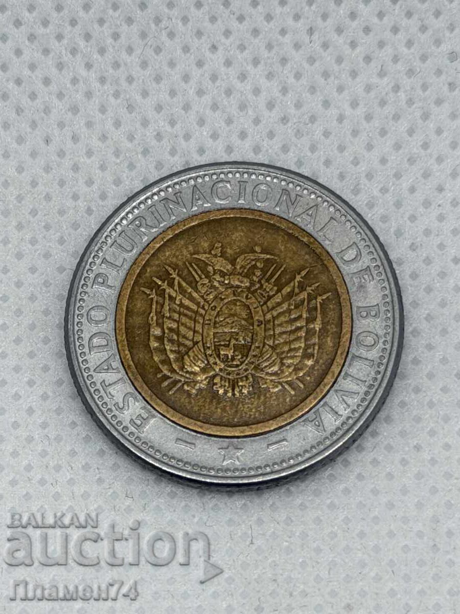 5 μπολιβιάνος 2010g Βολιβία με τιμή € 1.00 | 1.96 BGN