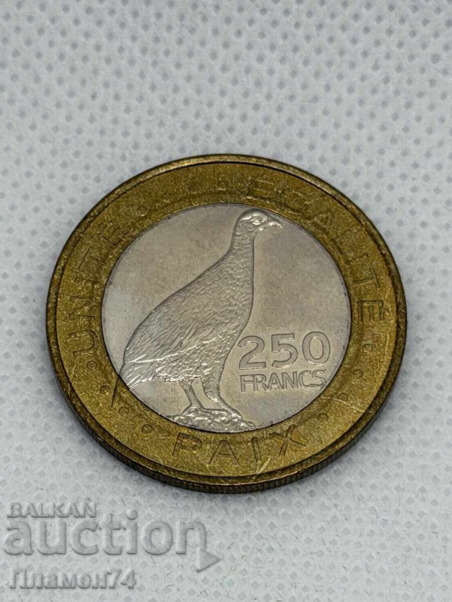 250 franci 2012 Djibouti