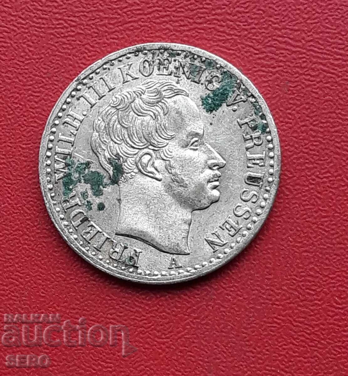 Germania-Prusia-1/6 taler 1825 A-foarte bine conservată