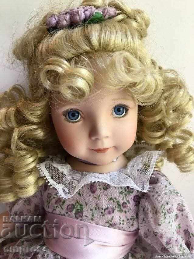 Auction  Dianna Effner Lavender Porcelain Doll