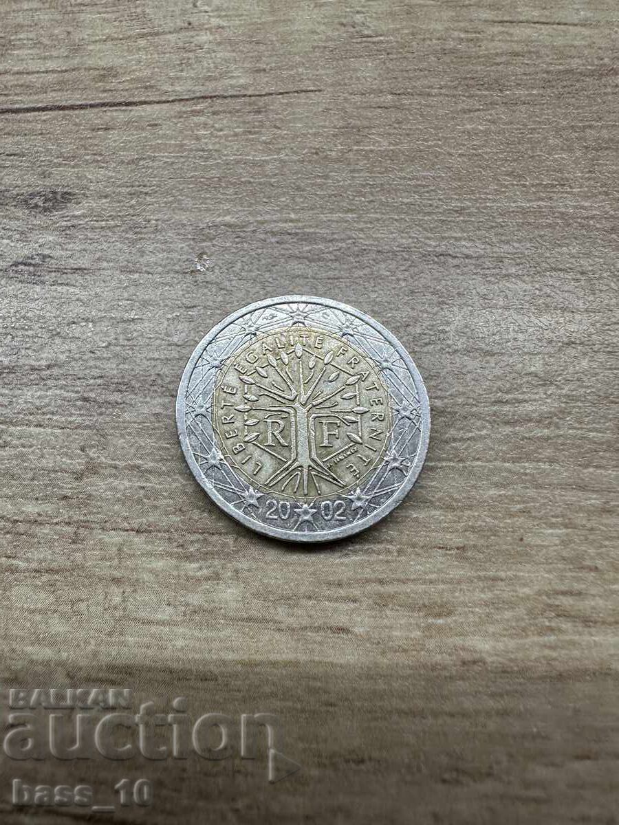 Licitație Monedă rară de 2 euro 2002 Franța