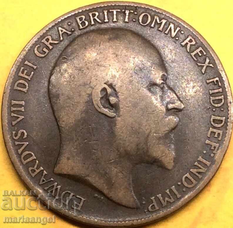 Ηνωμένο Βασίλειο 1 πένι 1910 Εδουάρδος VII - αρκετά σπάνιο