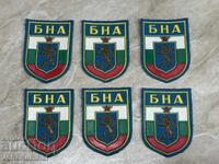 LOT Emblems of the Bulgarian People's Army up to 1989 - 6 pieces