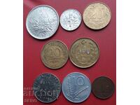 Lot mixt de 8 monede