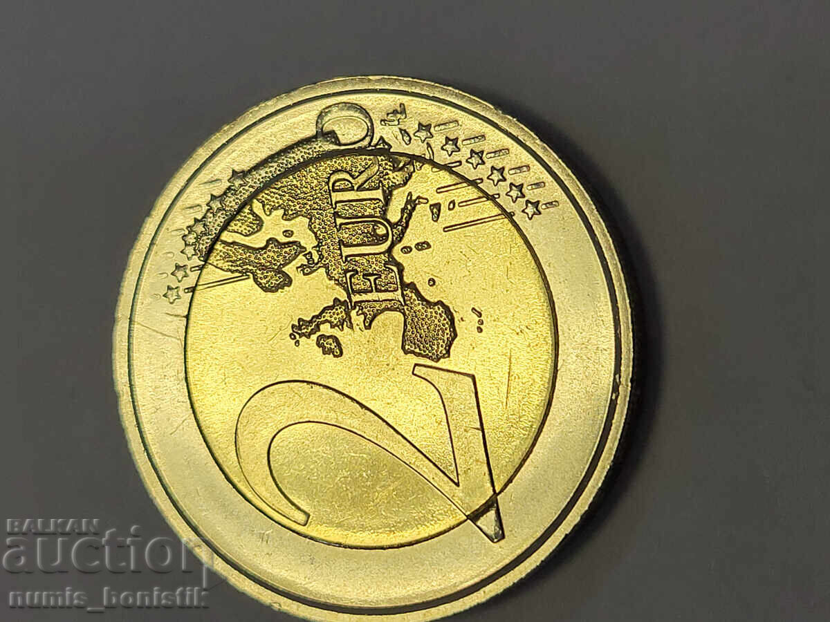 Licitație 2 Euro Croația 2023 bimetal în capsulă