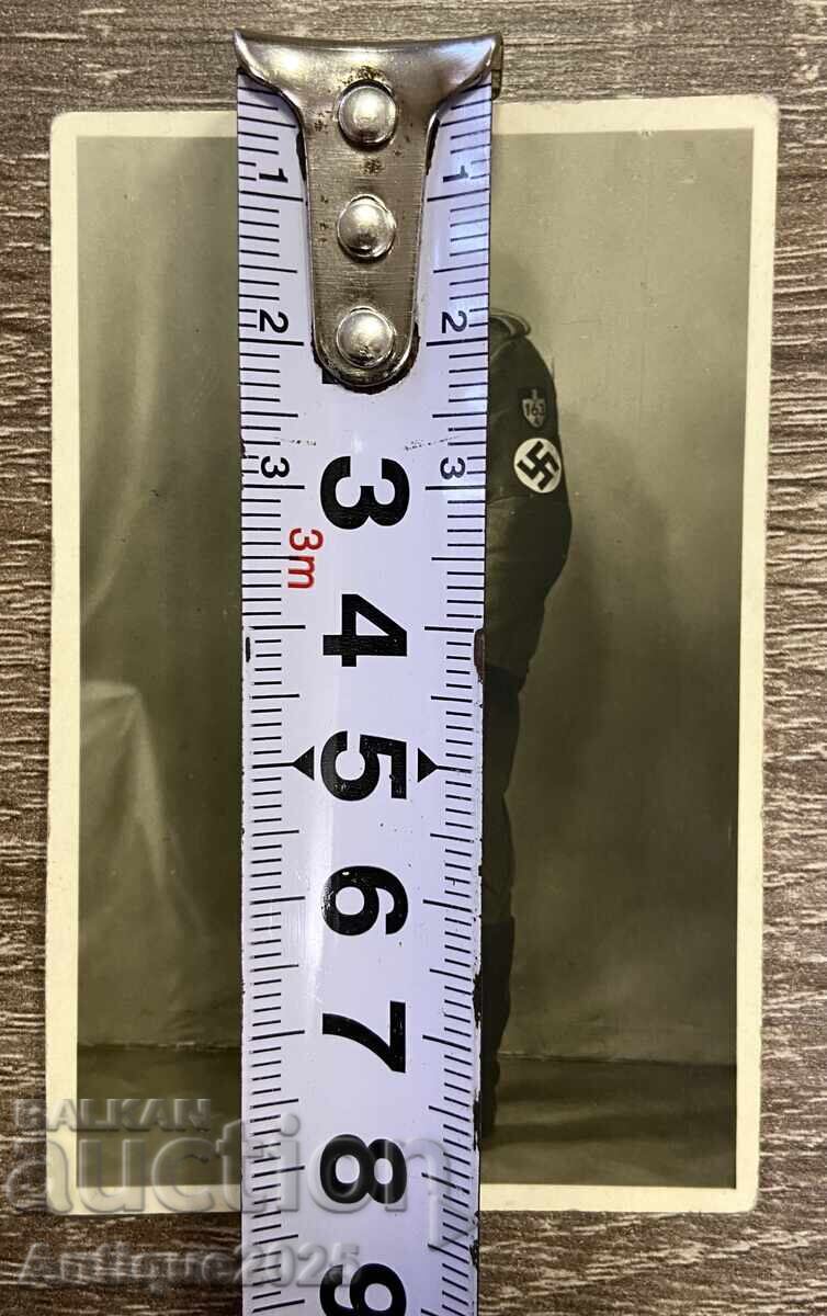 Licitație Fotografie vintage originală a unui soldat din Al Treilea Reich Licitație Fotografie vintage originală a unui soldat din Al Treilea Reich