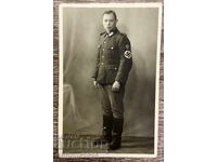 Fotografie vintage originală a unui soldat din Al Treilea Reich