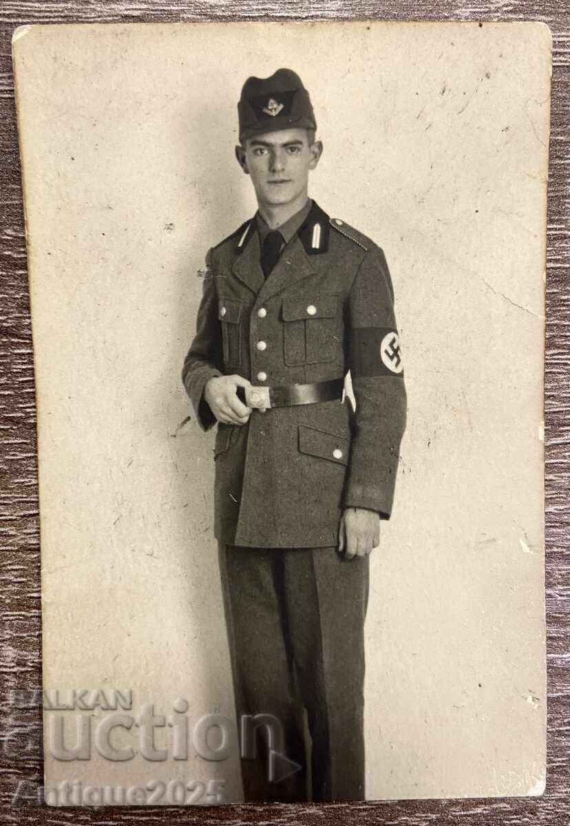 Παλιά φωτογραφία στρατιώτη της Wehrmacht, Χριστούγεννα 1938 Παλιά φωτογραφία στρατιώτη της Wehrmacht, Χριστούγεννα 1938