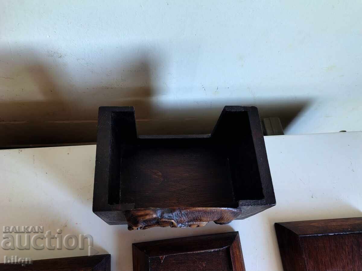 Εξαιρετικά Ξύλινα Σουβέρ με Βάση - 5