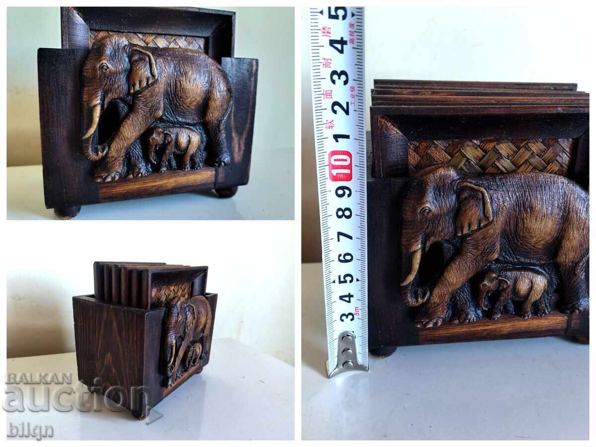 Εξαιρετικά Ξύλινα Σουβέρ με Βάση - 7