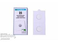 Leuchtturm coin cards 25 pcs / pack - 22.50 mm. /c