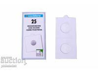 Leuchtturm coin cards 25 pcs / pack. - 25 mm /c