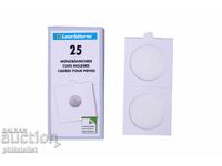 Leuchtturm coin cards 25 pcs / pack. - 37.5 mm /c