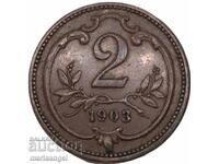 Austria 2 Hellers 1903