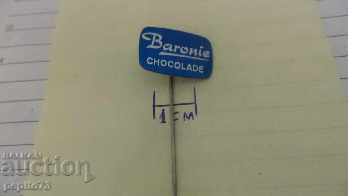 Δημοπρασία Διαφημιστικό σήμα, Baronie, σοκολατένια προϊόντα