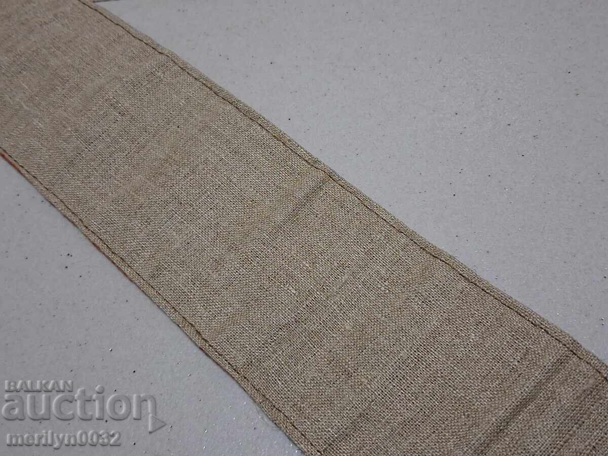 Παλιό χειροποίητο ζωνάκι για παφτές, ζώνη, γυναικεία φορεσιά - 7