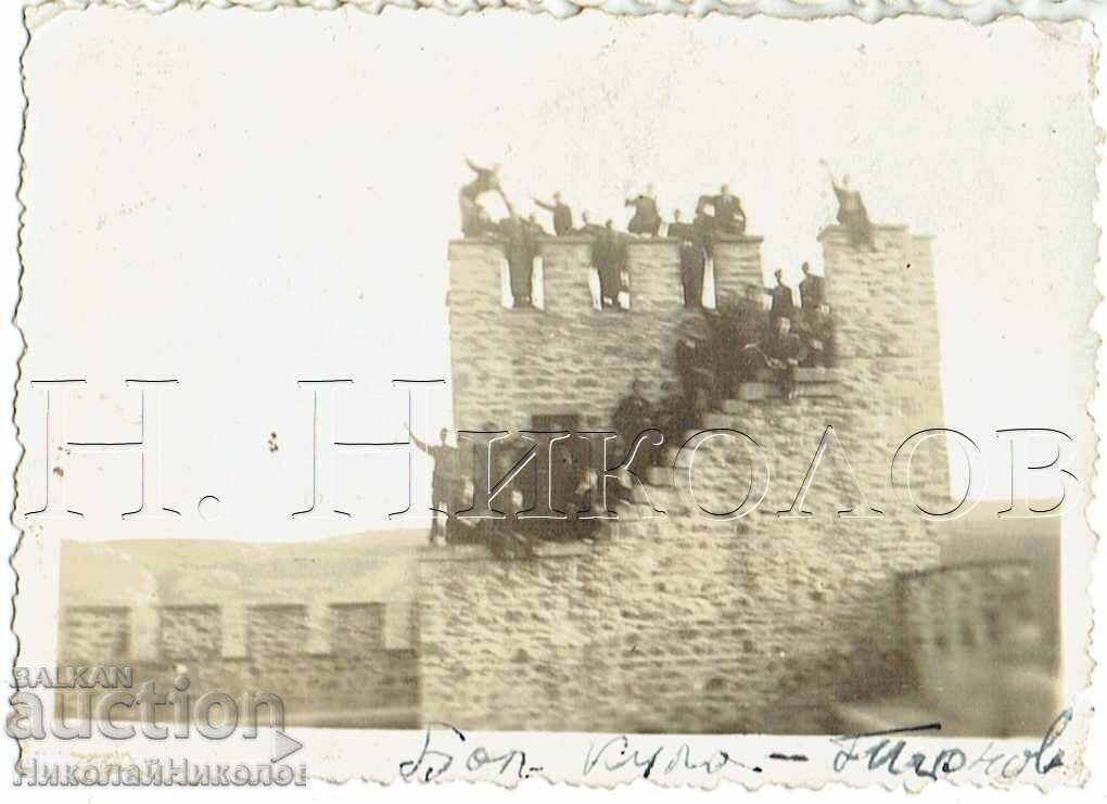 SMALL OLD PHOTO VELIKO TARNOVO BALDUINOVA TOWER ZH091