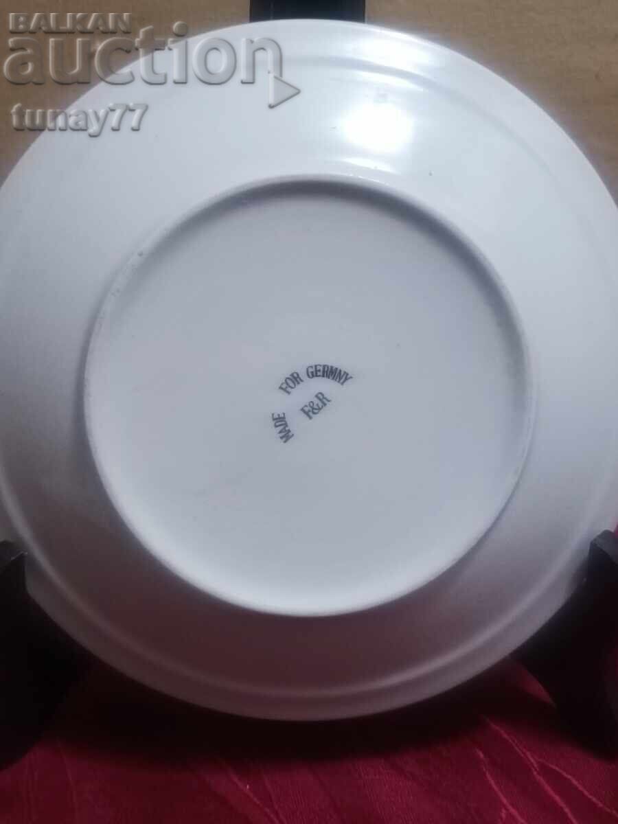 Δημοπρασία Αντίκα συλλεκτικό πιάτο με σήμανση