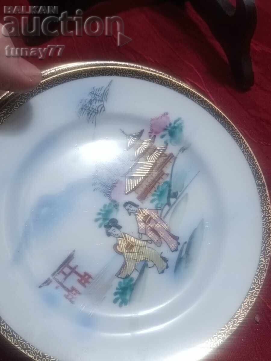 Винтиж 3бр Чиния азиацки мотиви рядко с маркировни - 7 Винтиж 3бр Чиния азиацки мотиви рядко с маркировни - 7