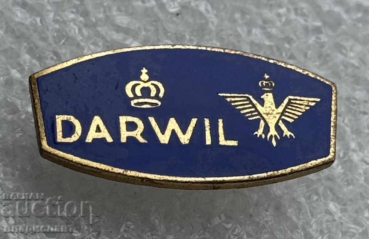 Veche insignă emailată DARWIL Ceasuri Elvețiene DARWIL cu preț € 60.00 | 117.35 BGN Veche insignă emailată DARWIL Ceasuri Elvețiene DARWIL cu preț € 60.00 | 117.35 BGN