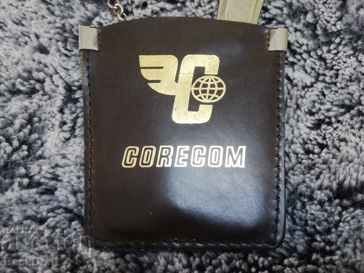 Cheie de piele promoțională Corecom cu deschizător de sticle - 6