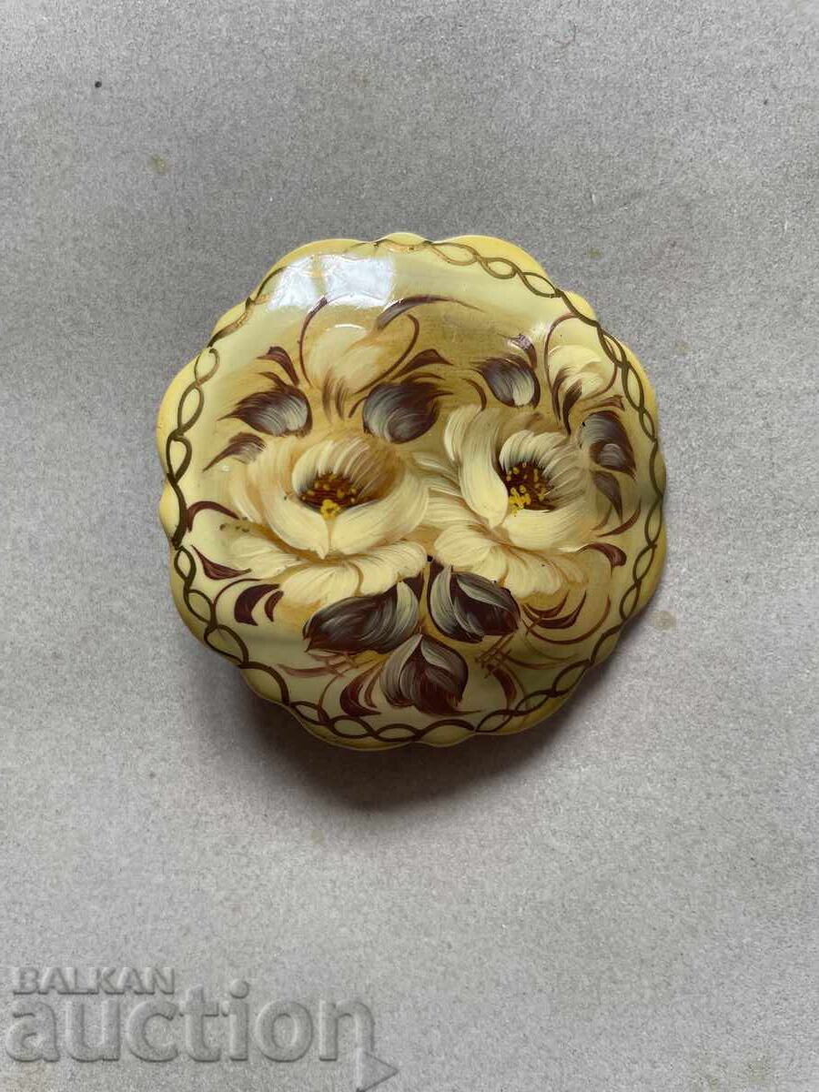 Broșă - 5 cm, pictată, URSS